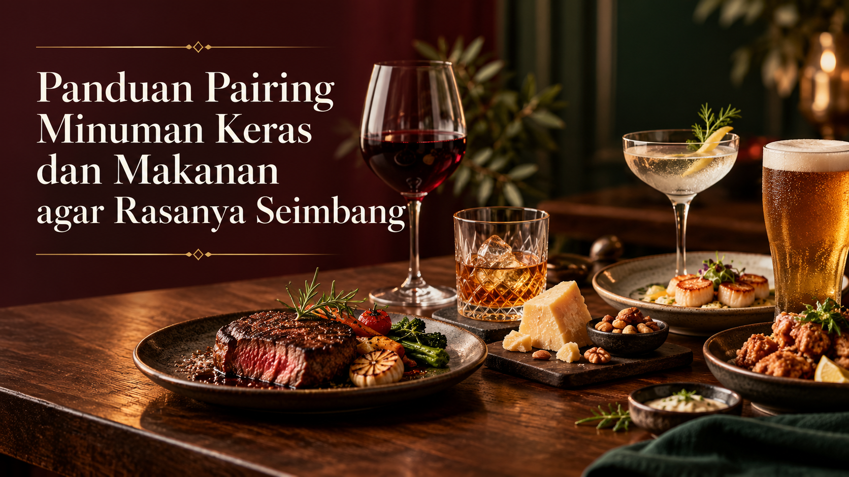 alkohol - Panduan Pairing Minuman Keras dan Makanan agar Rasanya Seimbang