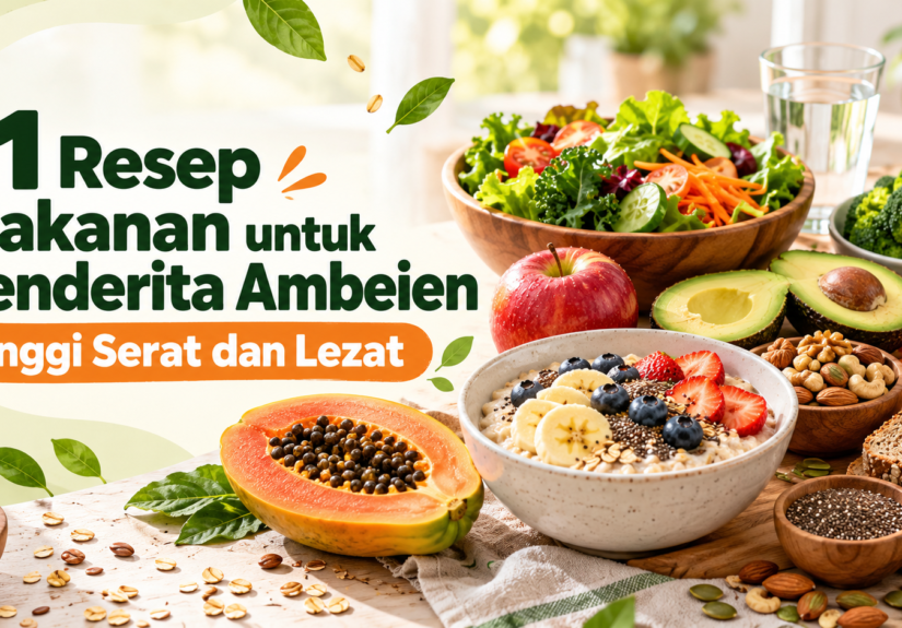 ambeien - 11 Resep Makanan untuk Penderita Ambeien, Tinggi Serat dan Lezat
