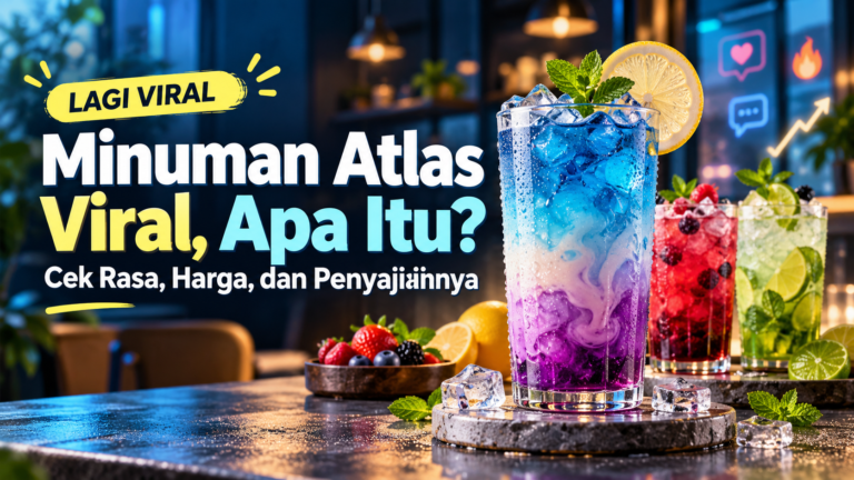 atlas - Minuman Atlas Viral, Apa Itu? Cek Rasa, Harga, dan Penyajiannya