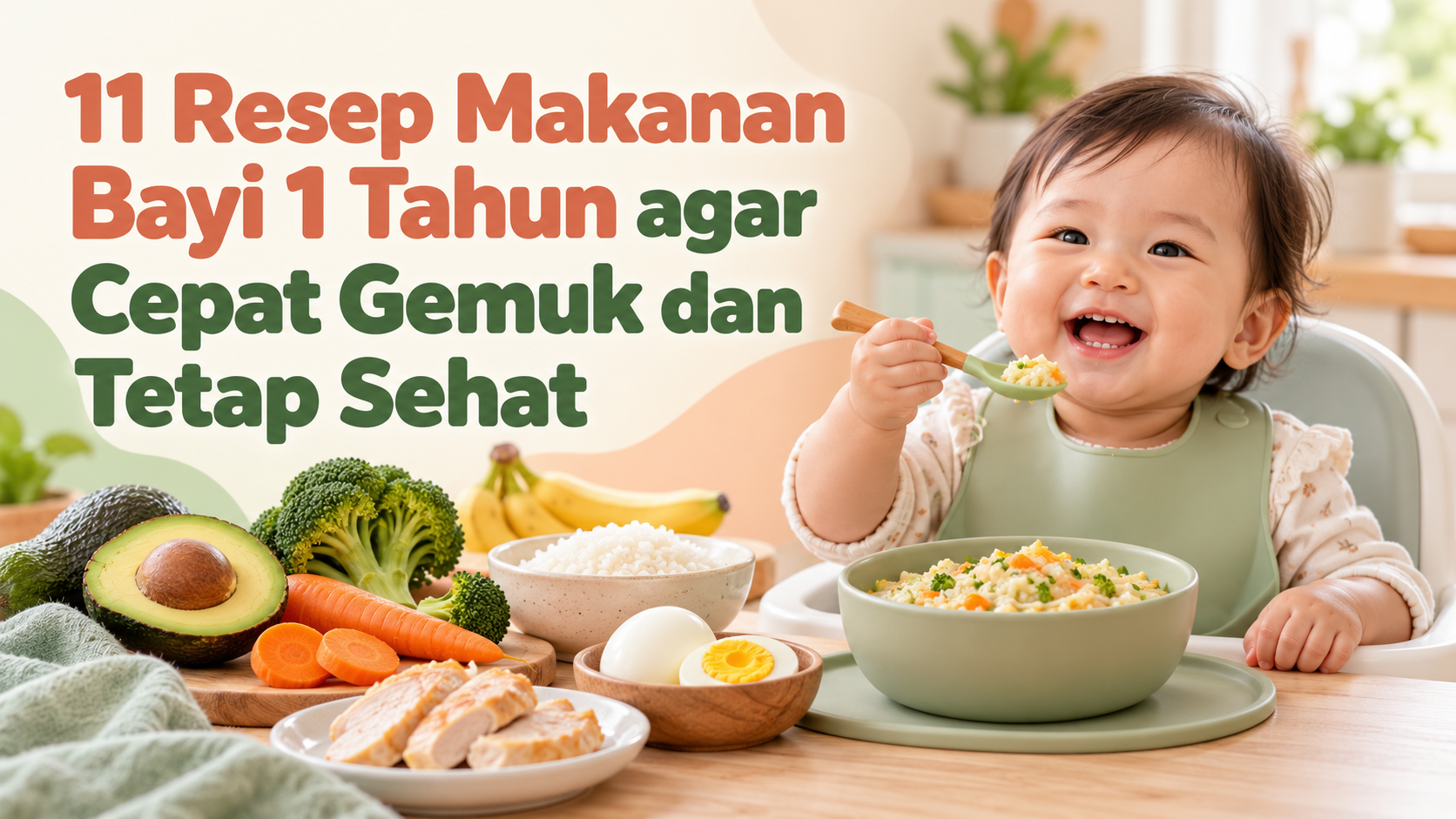 bayi - 11 Resep Makanan Bayi 1 Tahun agar Cepat Gemuk dan Tetap Sehat