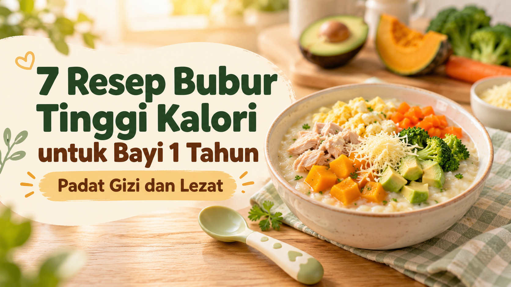 bayi - 7 Resep Bubur Tinggi Kalori untuk Bayi 1 Tahun, Padat Gizi dan Lezat