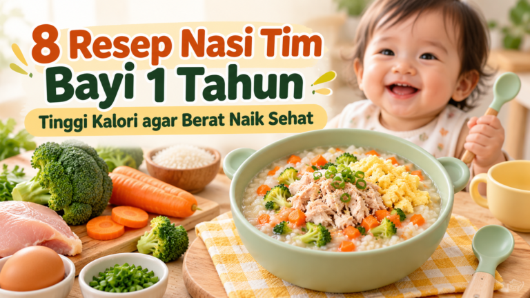 bayi - 8 Resep Nasi Tim Bayi 1 Tahun Tinggi Kalori agar Berat Naik Sehat