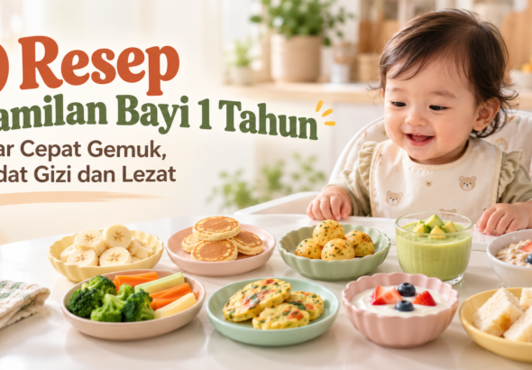 bayi - 9 Resep Camilan Bayi 1 Tahun agar Cepat Gemuk, Padat Gizi dan Lezat