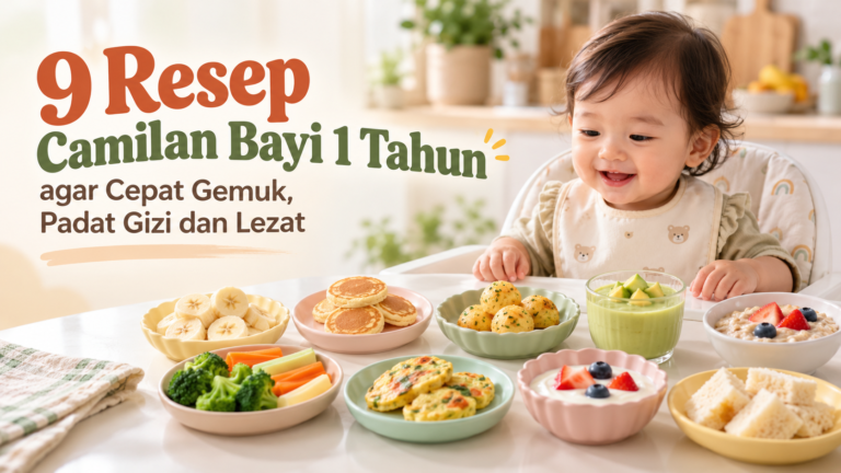 bayi - 9 Resep Camilan Bayi 1 Tahun agar Cepat Gemuk, Padat Gizi dan Lezat