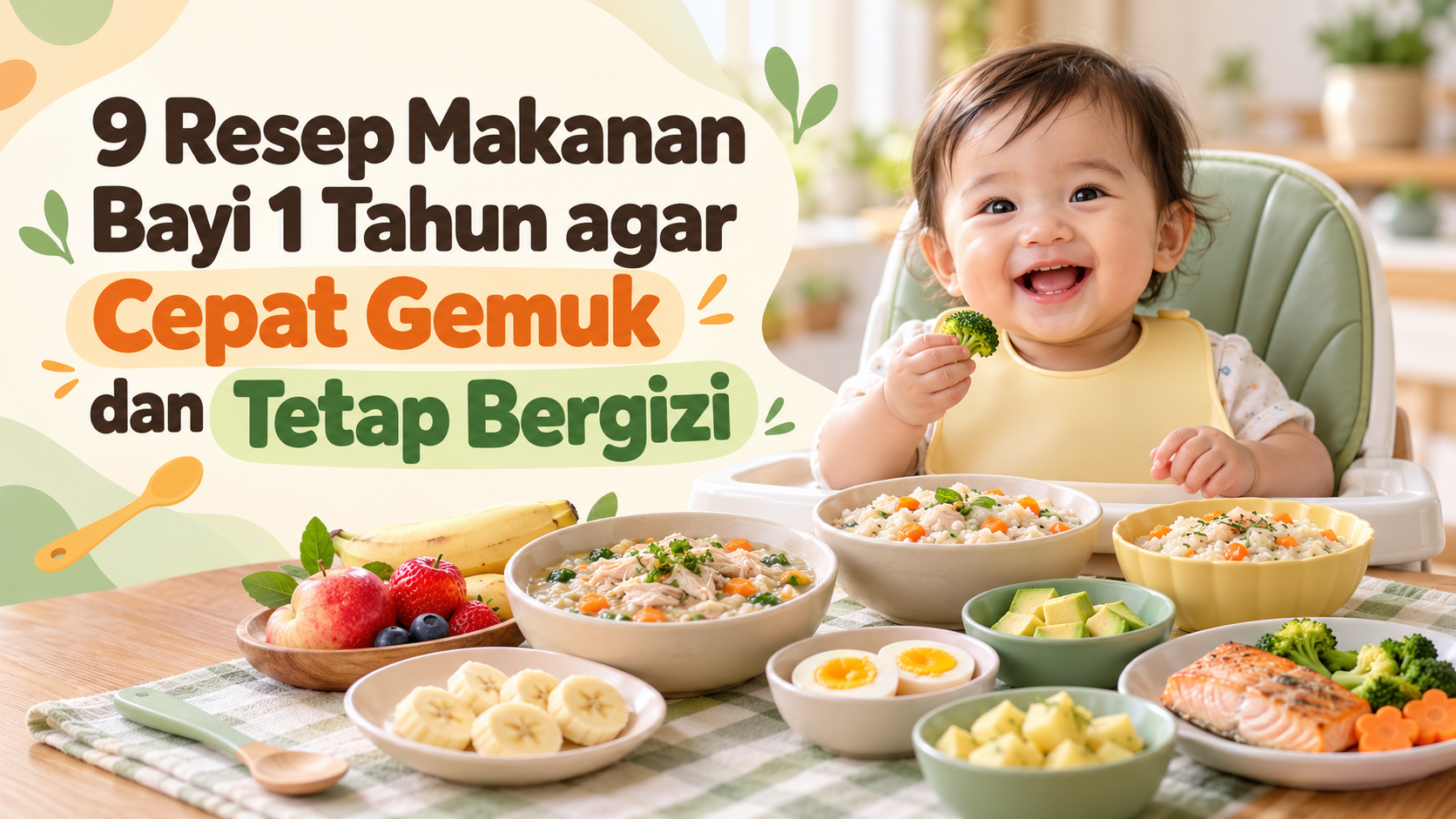 bayi - 9 Resep Makanan Bayi 1 Tahun agar Cepat Gemuk dan Tetap Bergizi