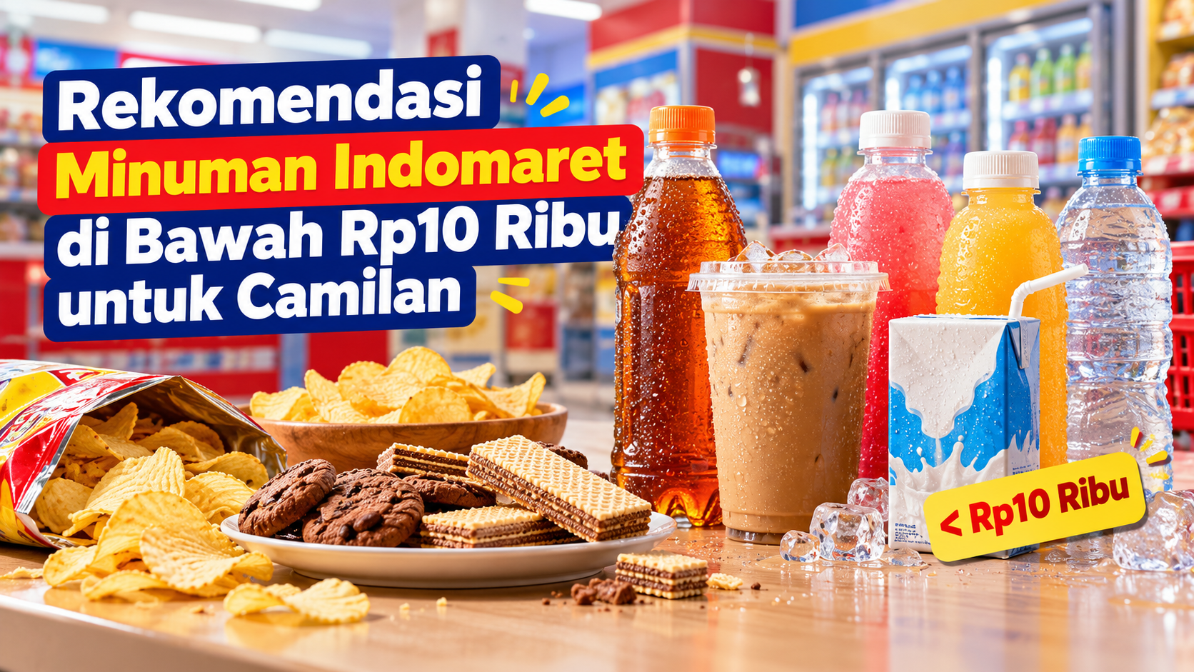 indomaret - Rekomendasi Minuman Indomaret di Bawah Rp10 Ribu untuk Camilan