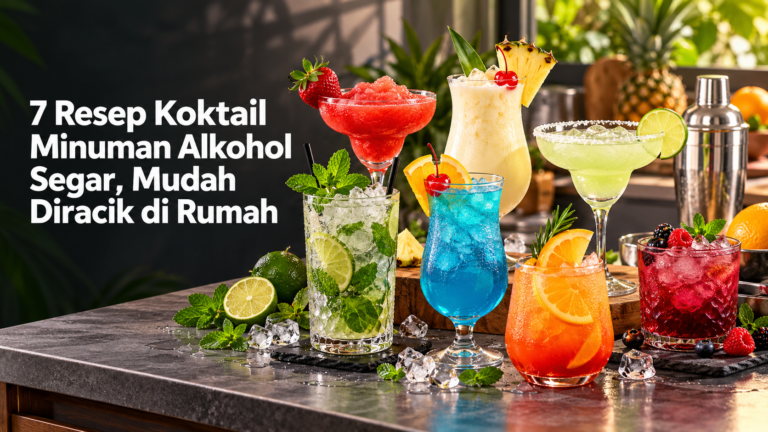 koktail - 7 Resep Koktail Minuman Alkohol Segar, Mudah Diracik di Rumah