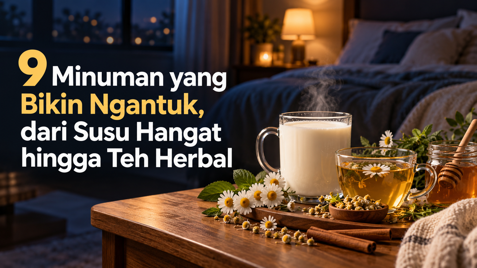 minuman - 9 Minuman yang Bikin Ngantuk, dari Susu Hangat hingga Teh Herbal