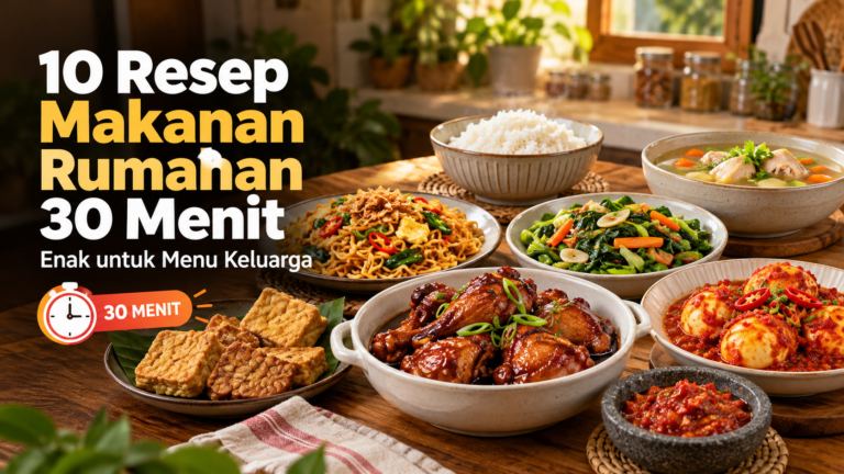 resep - 10 Resep Makanan Rumahan 30 Menit, Enak untuk Menu Keluarga