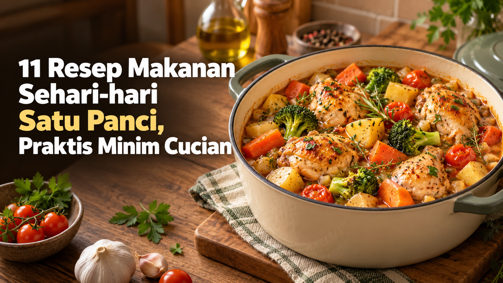 resep - 11 Resep Makanan Sehari-hari Satu Panci, Praktis Minim Cucian