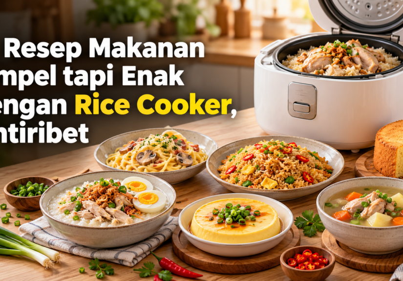 resep - 11 Resep Makanan Simpel tapi Enak dengan Rice Cooker, Antiribet