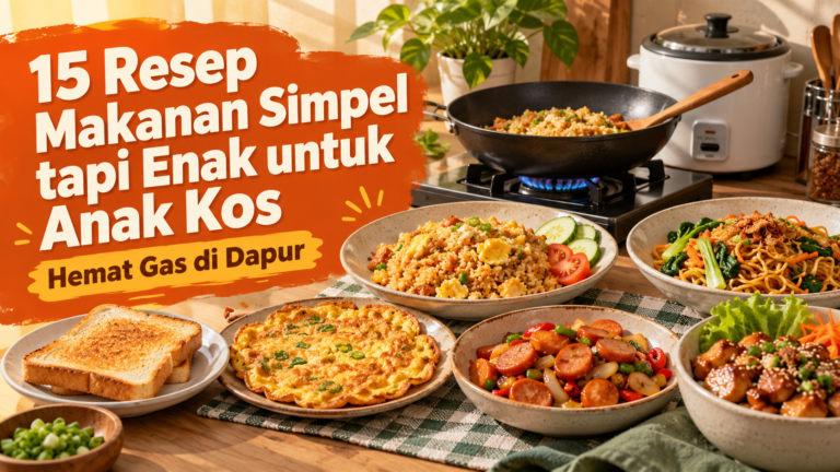 resep - 15 Resep Makanan Simpel tapi Enak untuk Anak Kos, Hemat Gas di Dapur