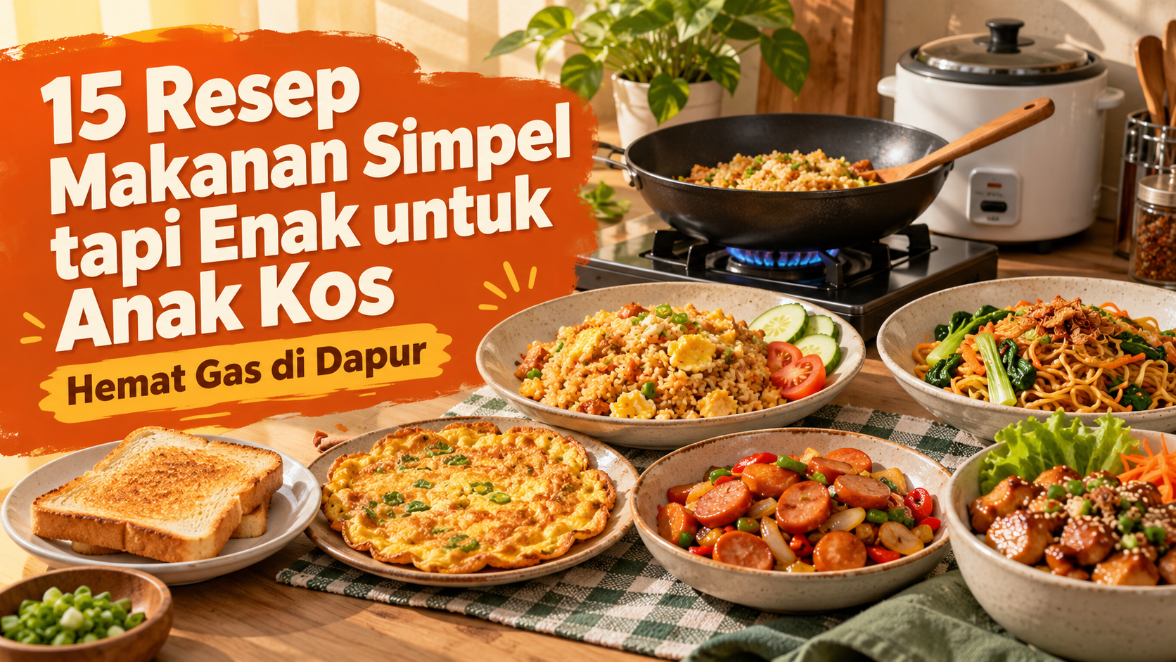 resep - 15 Resep Makanan Simpel tapi Enak untuk Anak Kos, Hemat Gas di Dapur