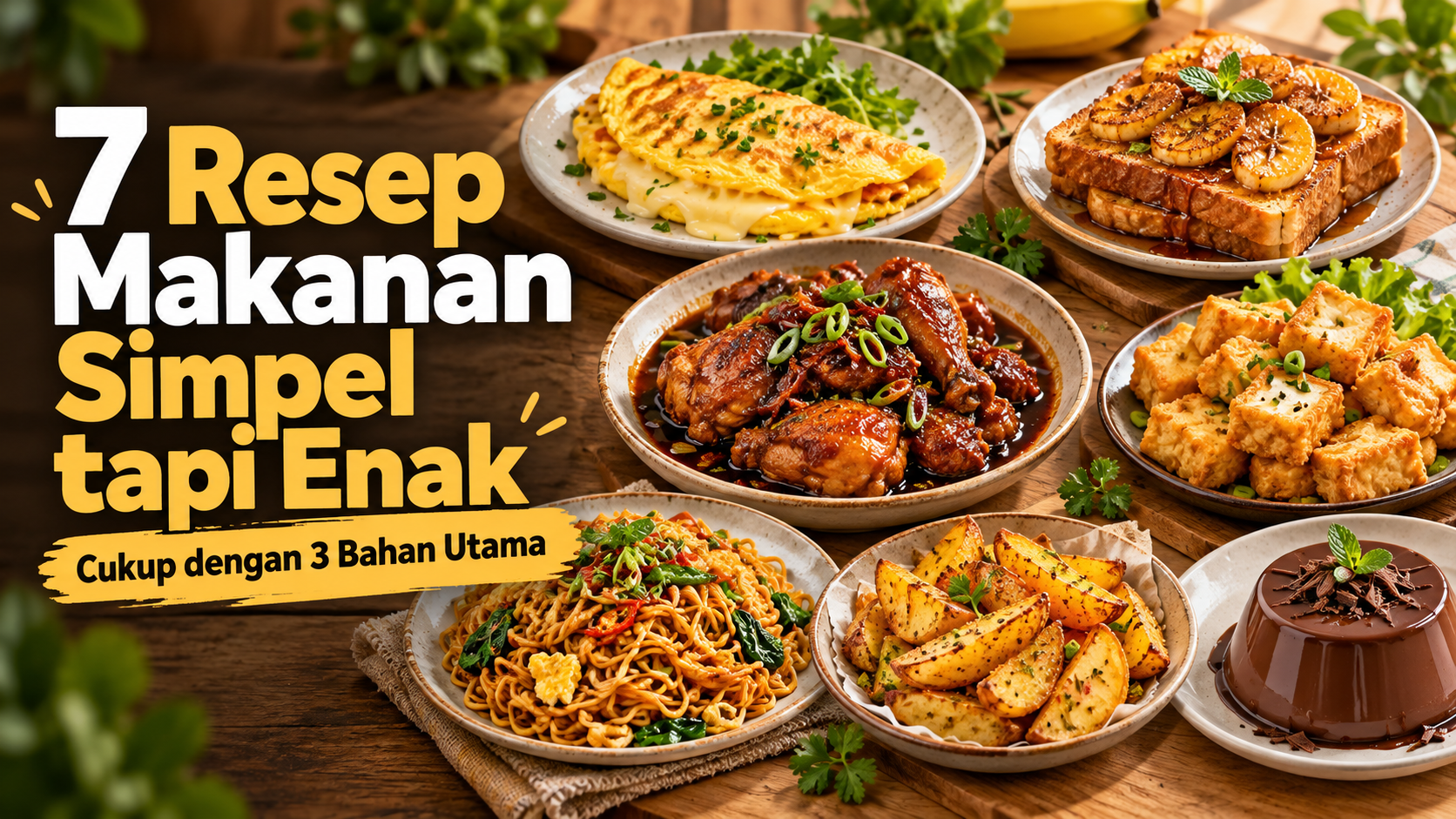 resep - 7 Resep Makanan Simpel tapi Enak, Cukup dengan 3 Bahan Utama