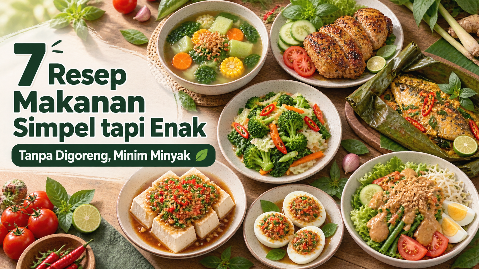 resep - 7 Resep Makanan Simpel tapi Enak Tanpa Digoreng, Minim Minyak