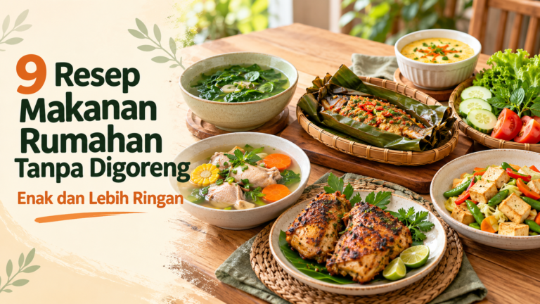resep - 9 Resep Makanan Rumahan Tanpa Digoreng, Enak dan Lebih Ringan