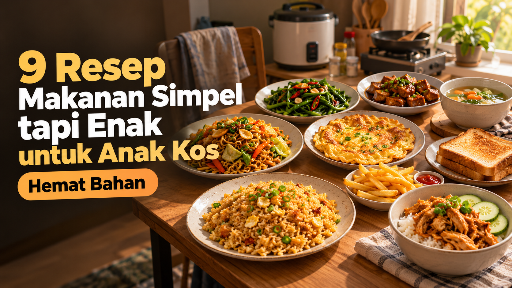 resep - 9 Resep Makanan Simpel tapi Enak untuk Anak Kos, Hemat Bahan