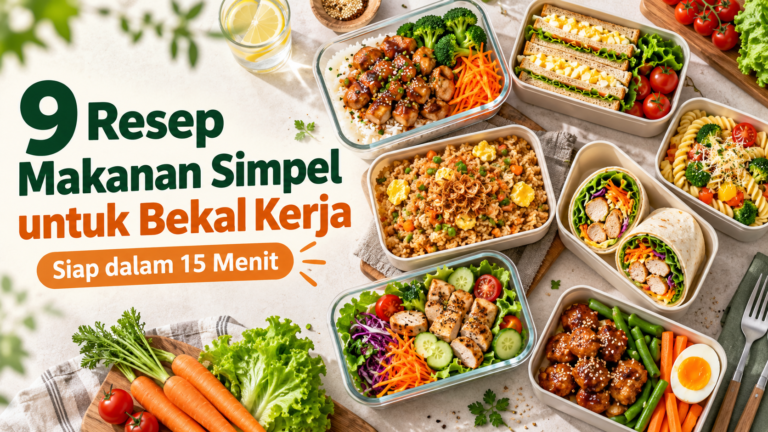 resep - 9 Resep Makanan Simpel untuk Bekal Kerja, Siap dalam 15 Menit