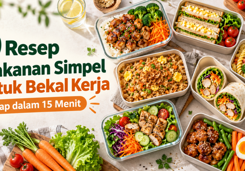 resep - 9 Resep Makanan Simpel untuk Bekal Kerja, Siap dalam 15 Menit