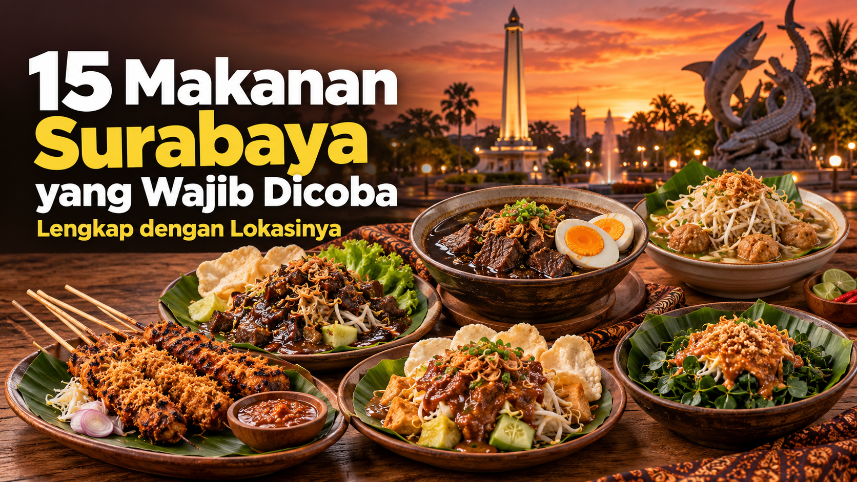 surabaya - 15 Makanan Surabaya yang Wajib Dicoba, Lengkap dengan Lokasinya