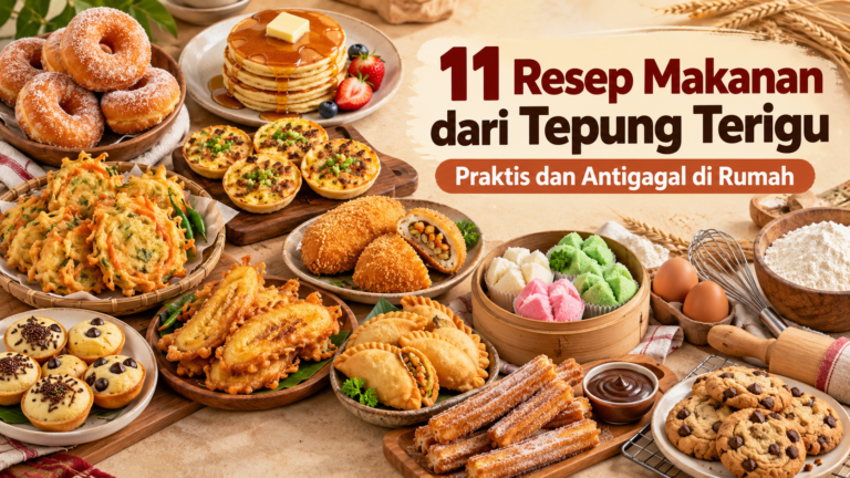 terigu - 11 Resep Makanan dari Tepung Terigu, Praktis dan Antigagal di Rumah